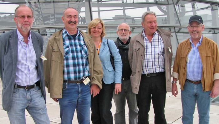DBB-Abordnung im Reichstag