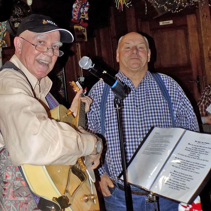 Klaus Reimer mit Hans-Jürgen Jansen