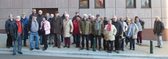 Die Reisegruppe in Brüssel