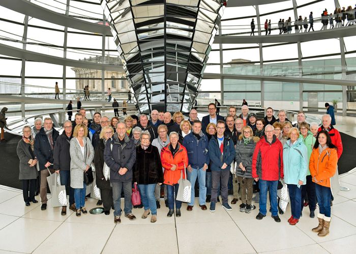 Die Reisegruppe mit MdB Markus Herbrand Die Reisegruppe mit MdB Markus Herbrand