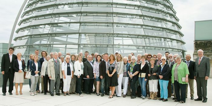 Berlin-Gruppe im Reichstag