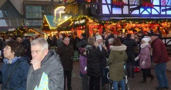 Auf dem Essener Weihnachtsmarkt Auf dem Essener Weihnachtsmarkt