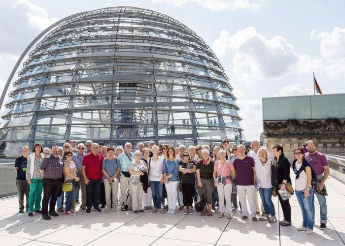 Die Oliver Krischer Gruppe im Reichstag