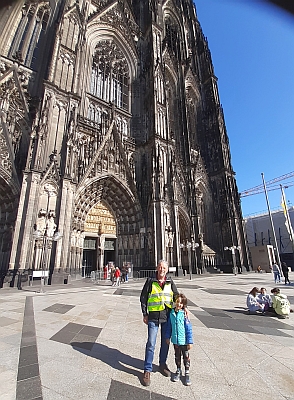 Gerhard W. mit Enkel