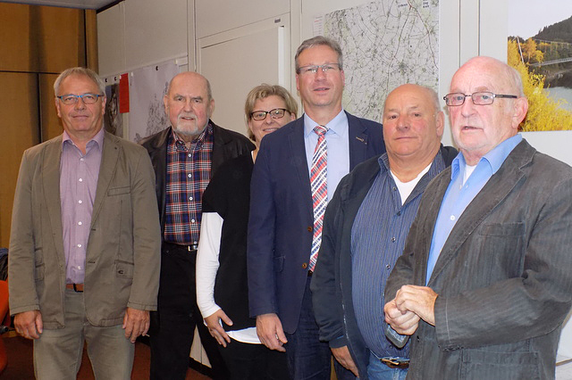 für den Geschäftsbereich Achim Blindert und Mareike Keil, für den Seniorenverband Carl Schlesinger, Klaus Reimer, Alfred Trenz und Hans Burggraf für den Geschäftsbereich Achim Blindert und Mareike Keil, für den Seniorenverband Carl Schlesinger, Klaus Reimer, Alfred Trenz und Hans Burggraf