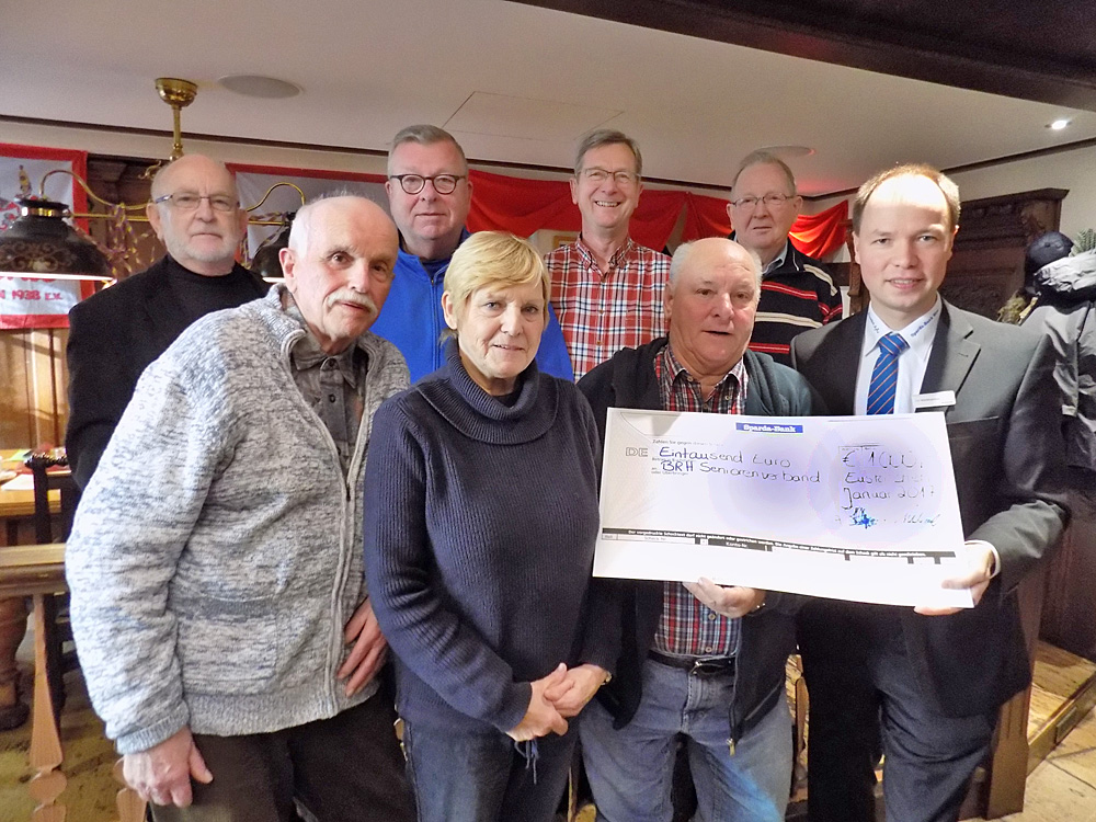 Spendenübergabe Spardabank Euskirchen an BRH Spendenübergabe Spardabank Euskirchen an BRH