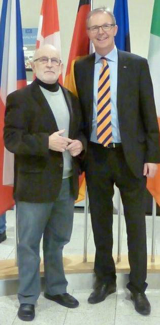 BRH-Vorsitzender Hans Burggraf mit MdEP Axel Voss BRH-Vorsitzender Hans Burggraf mit MdEP Axel Voss