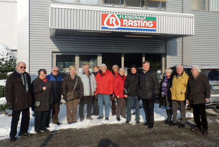Besuchergruppe Fleischhof Rasting am 13.03.2013