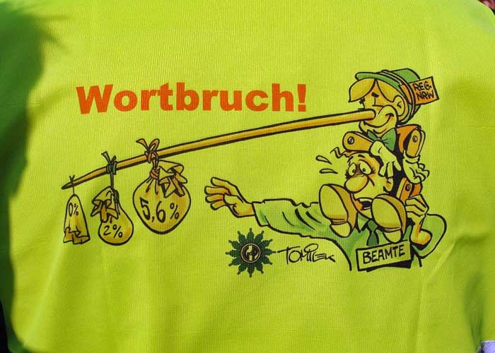 Deutlich wurde in Hamm die Meinung gesagt, entliehen von unseren Freunden der Polizei.